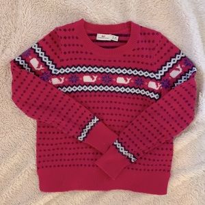 Vineyard Vines fare isle girls sweater. (Size M)
